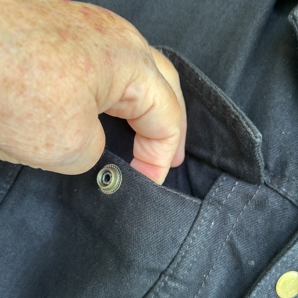 Hot Leathers Men's Black Denim Vest - Picture 7 of 11